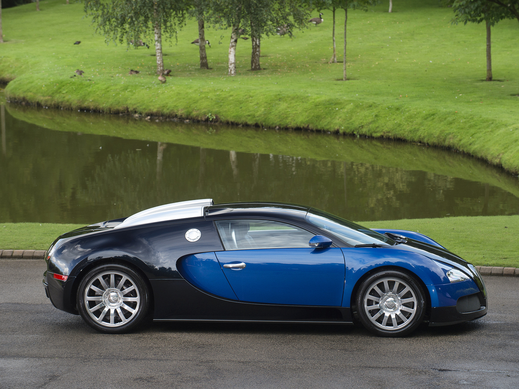 bugatti veyron black and blue